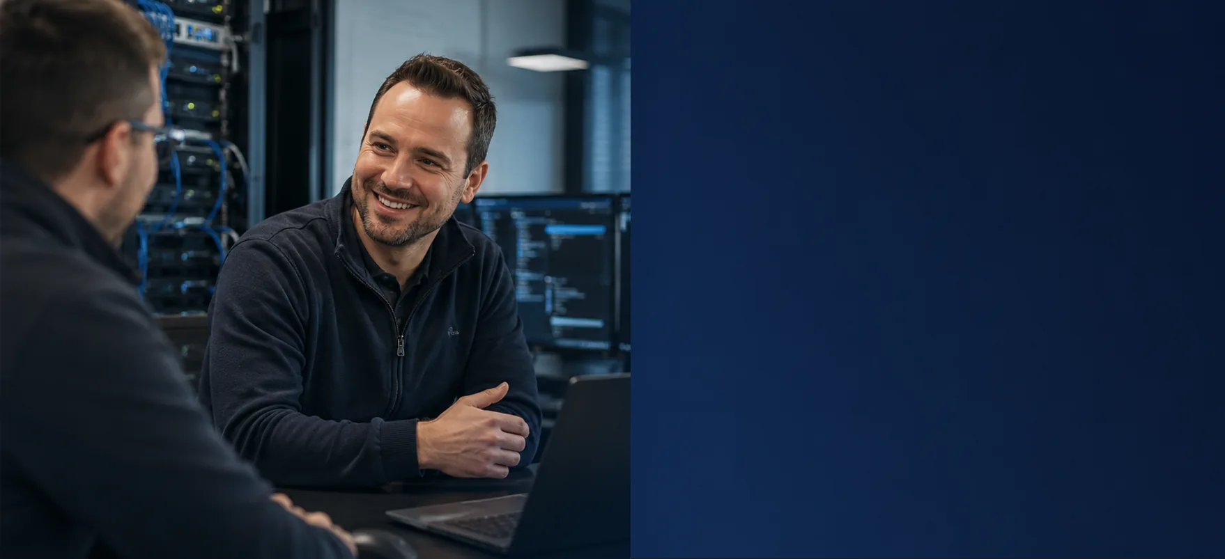 IT-Betreuungsgespräch in einer Kanzlei