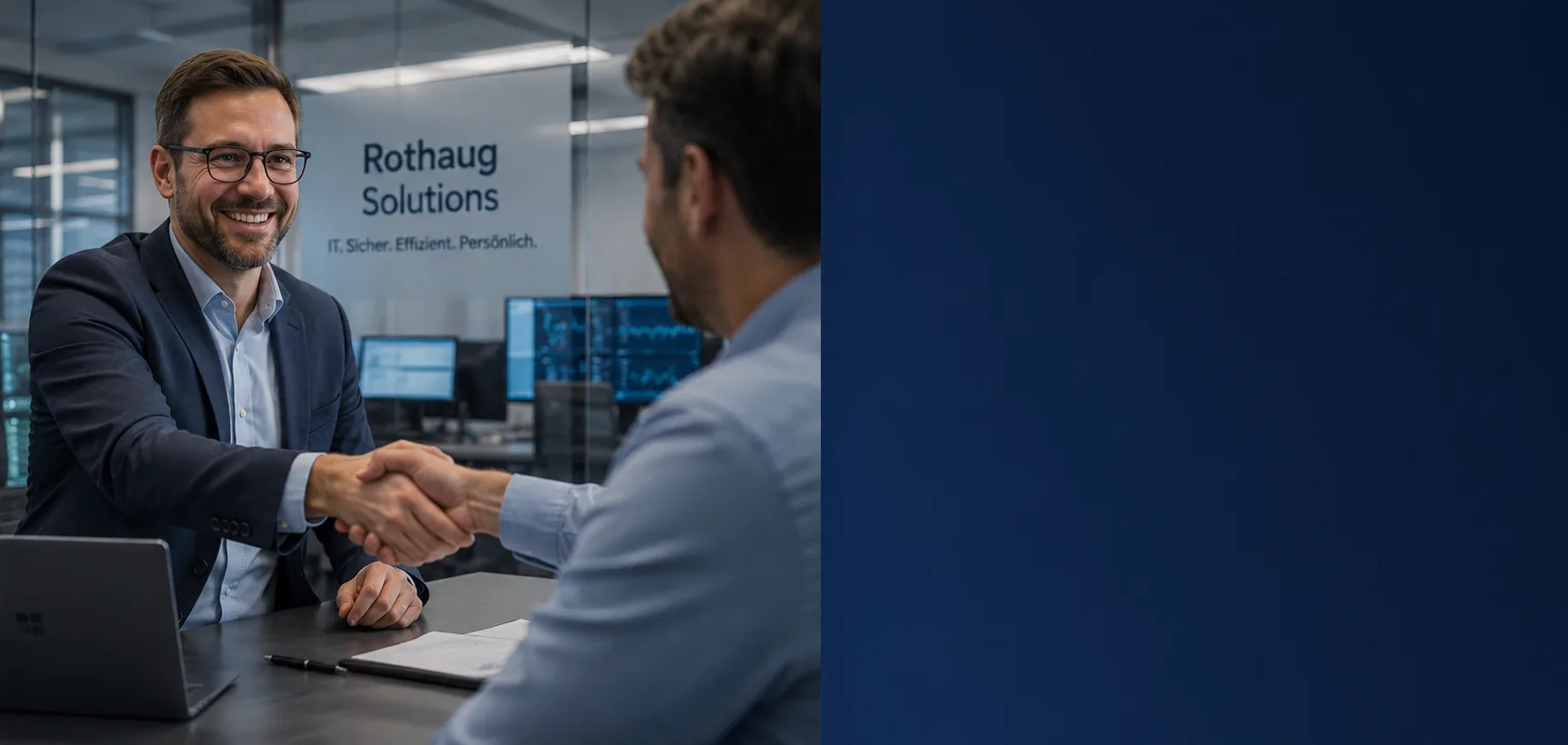 Professionelles Kanzlei-IT-Gespräch nach interner IT-Nachfolge